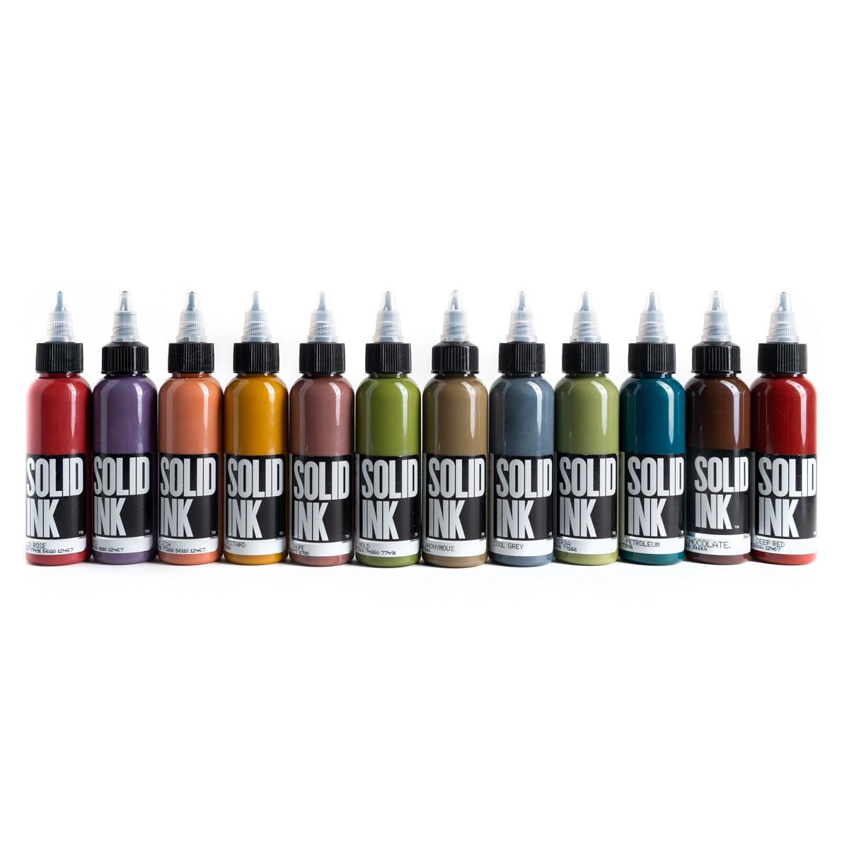 SOLID INK -- OPAQUE EARTH SET (12 FOR THE PRICE OF 10)