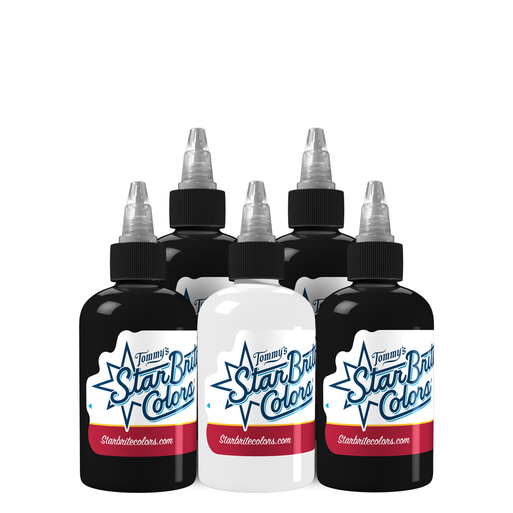Lunar Graywash Set Tattoo Ink - StarBrite Colors
