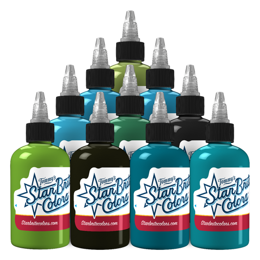 Blue Lagoon Set Tattoo Ink - StarBrite Colors