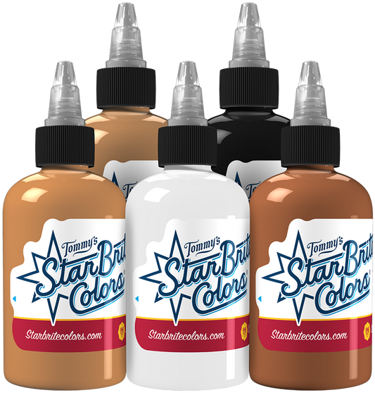 Fleshtone Set Tattoo Ink - StarBrite Colors