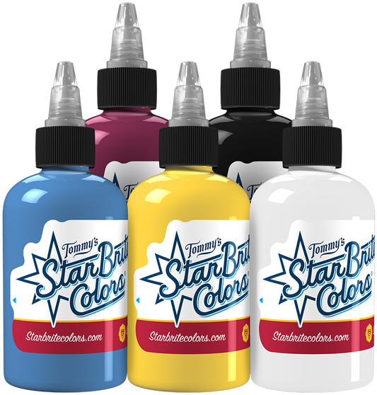 Primary Color Set Tattoo Ink - StarBrite Colors