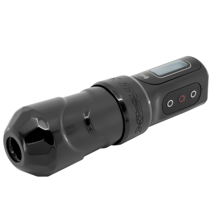 Flux Max Stealth w/ 2 PowerBolts II - FK Irons - Precision Tattoo Machines