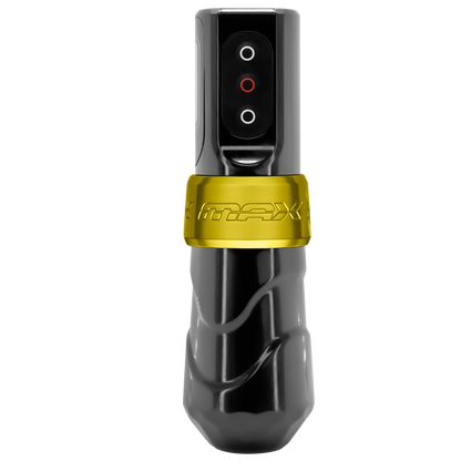 Flux Max Gold w/ 2 PowerBolts II - FK Irons - Precision Tattoo Machines
