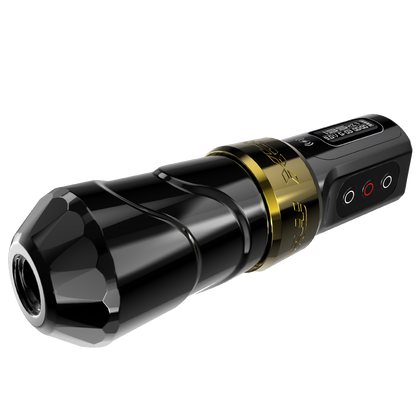 Flux Max Gold w/ 2 PowerBolts II - FK Irons - Precision Tattoo Machines