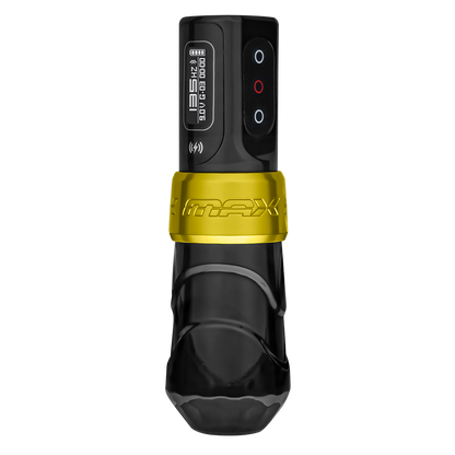 Flux Max Gold w/ 2 PowerBolts II - FK Irons - Precision Tattoo Machines