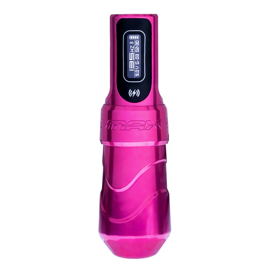 Flux Max Bubblegum with PowerBolt II - FK Irons - Precision Tattoo Machines