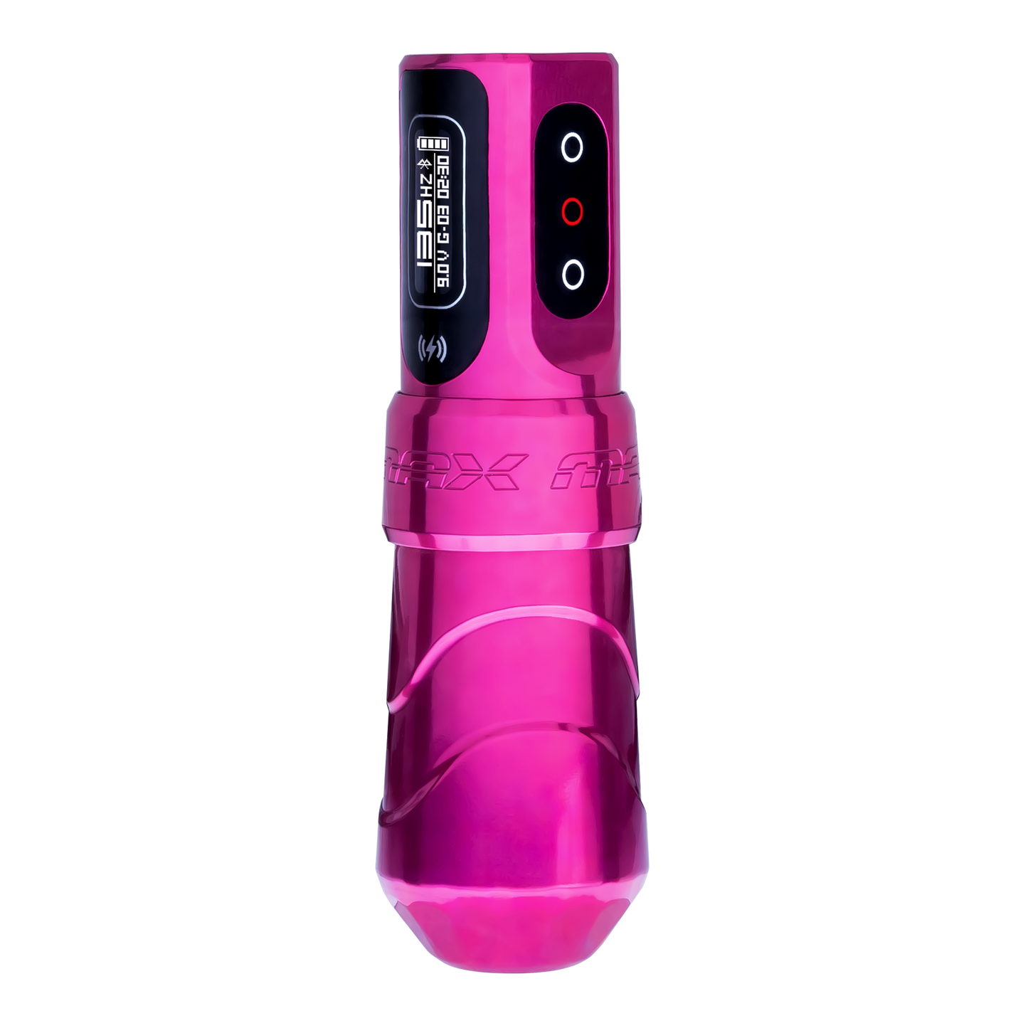 Flux Max Bubblegum with PowerBolt II - FK Irons - Precision Tattoo Machines