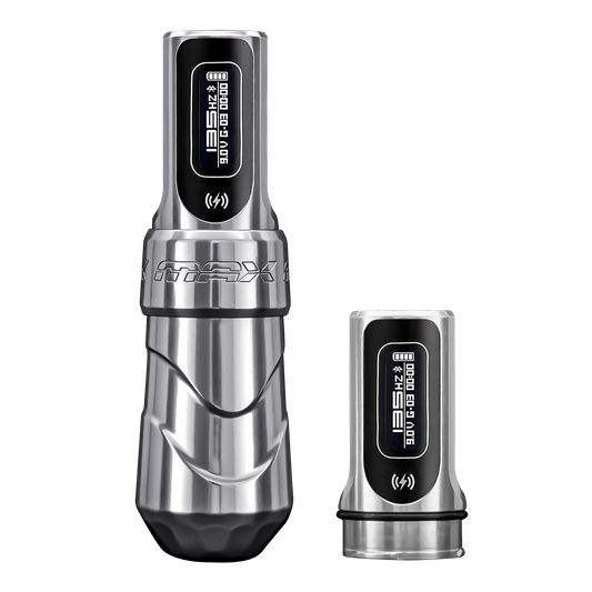 Flux Max Blade w/ 2 PowerBolts II - FK Irons - Precision Tattoo Machines