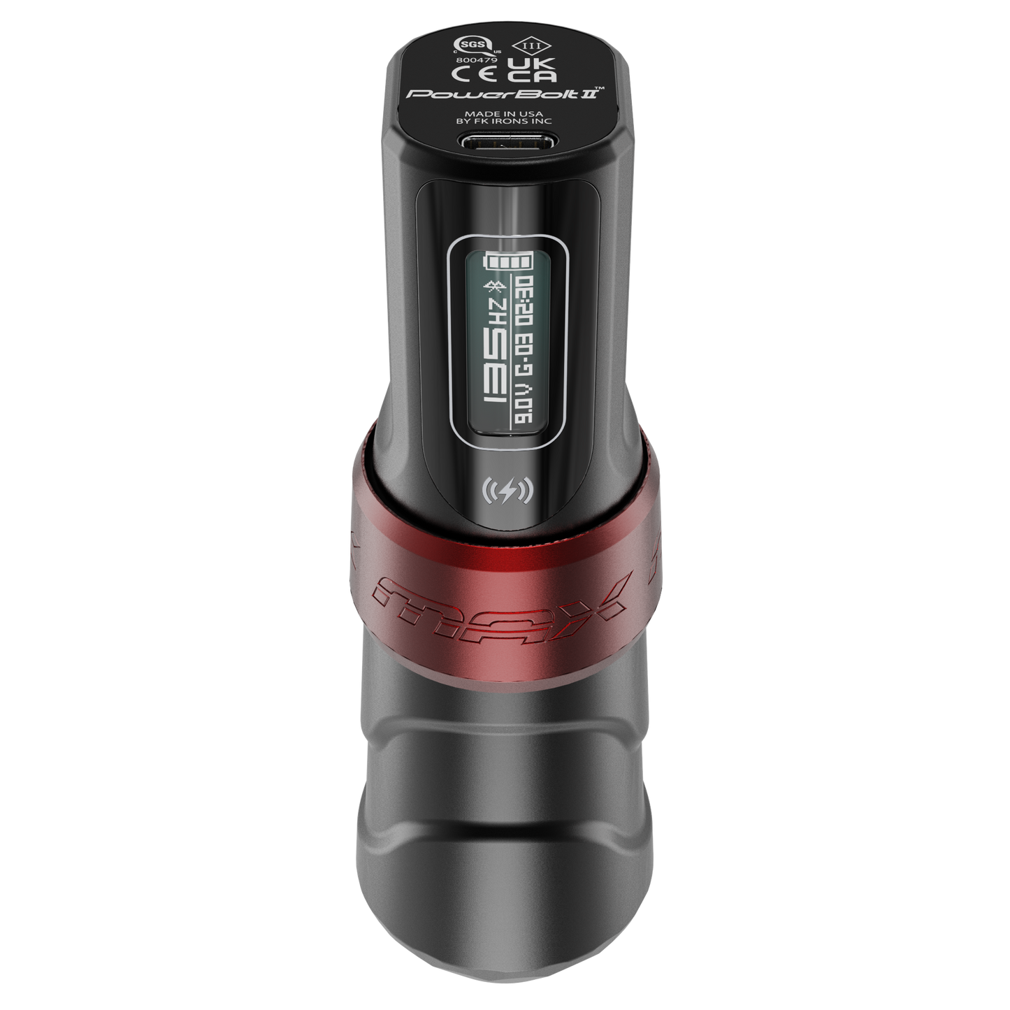 Flux Max Yomico w/ 2 PowerBolts II - FK Irons - Precision Tattoo Machines