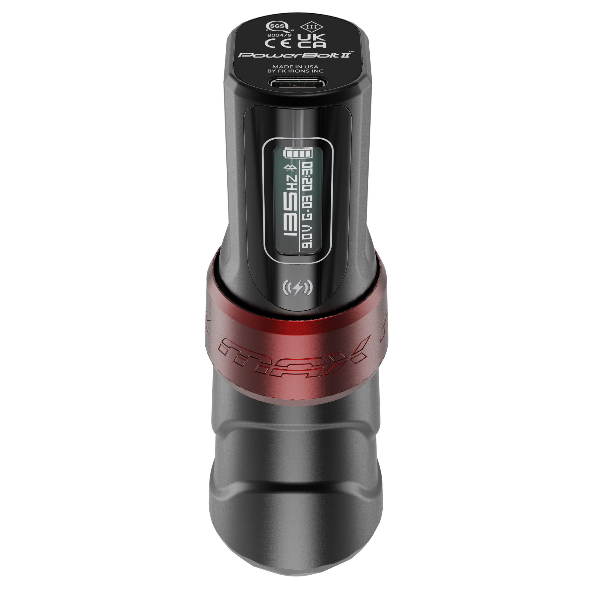 Flux Max Yomico w/ 2 PowerBolts II - FK Irons - Precision Tattoo Machines