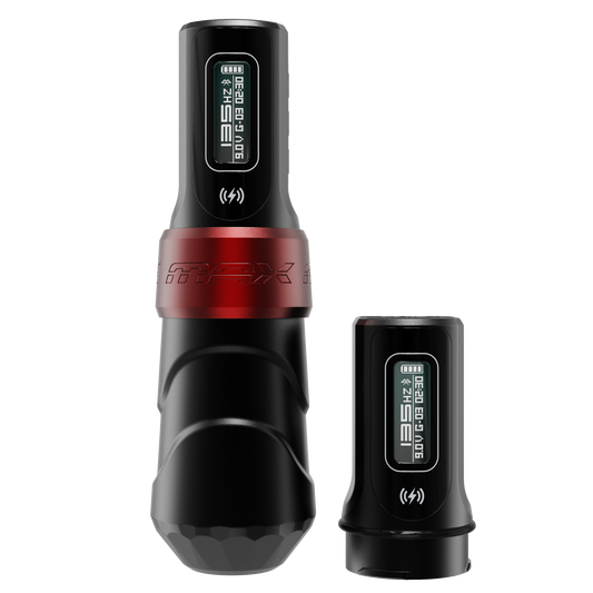 Flux Max Yomico w/ 2 PowerBolts II - FK Irons - Precision Tattoo Machines