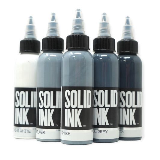 SOLID INK -- OPAQUE GREY SET (5 FOR THE PRICE OF 4)