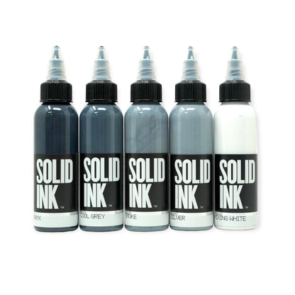 SOLID INK -- OPAQUE GREY SET (5 FOR THE PRICE OF 4)