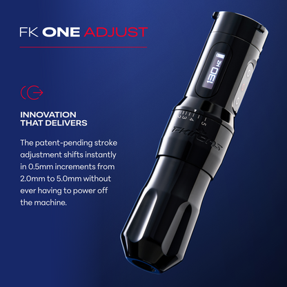 FK One Adjust Wireless Tattoo Machine - FK Irons - Precision Tattoo Machines