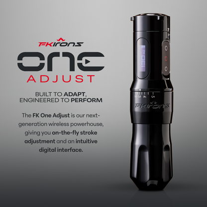 FK One Adjust Wireless Tattoo Machine - FK Irons - Precision Tattoo Machines