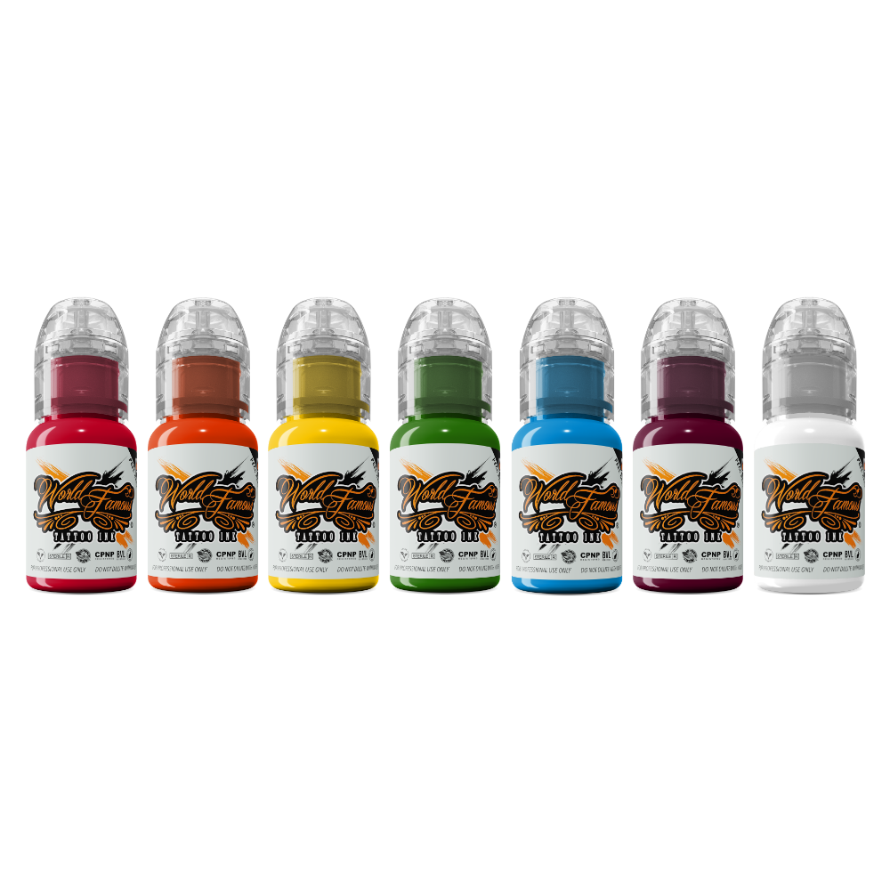 World Famous 7 Color Simple Set - 1/2oz.