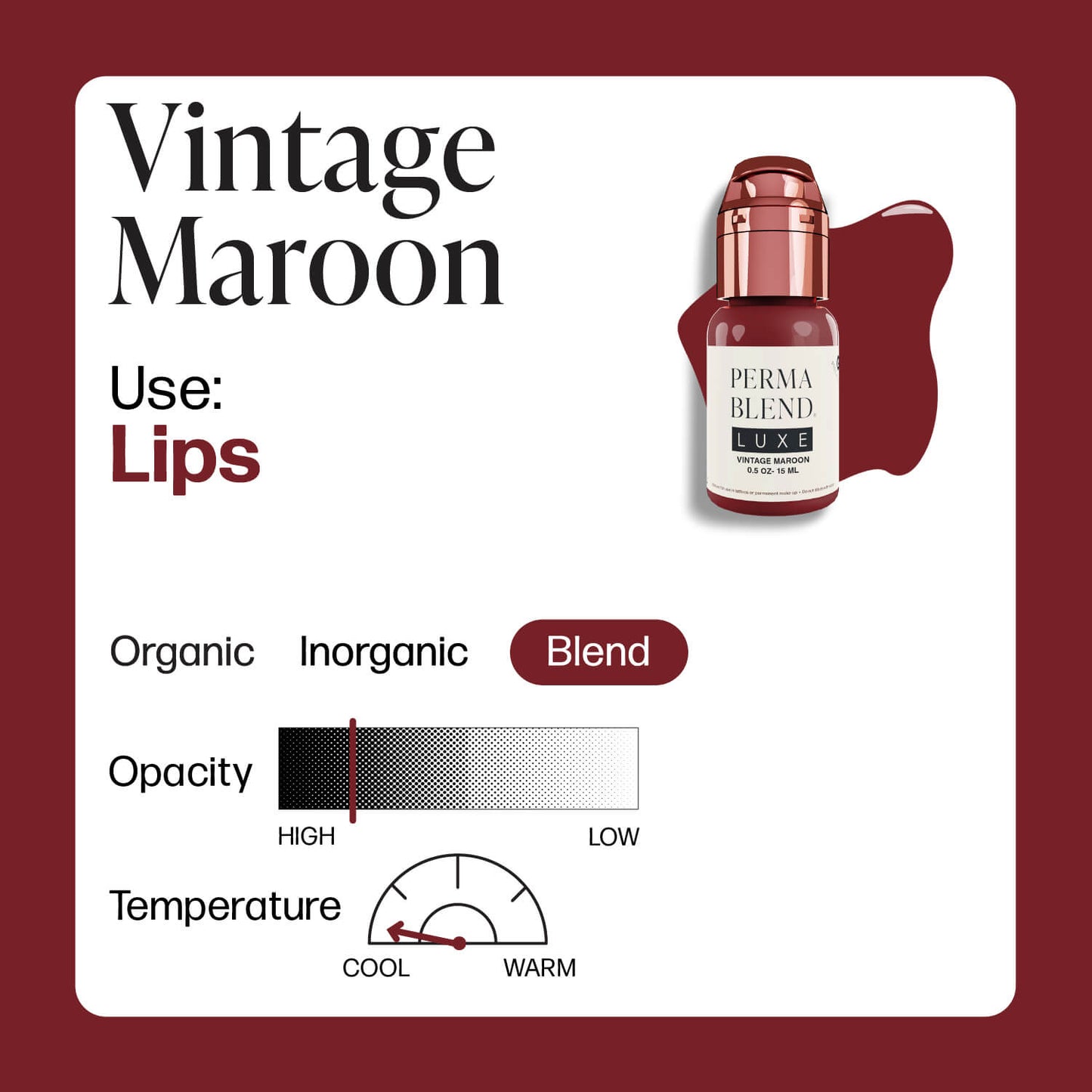 LUXE - Vintage Maroon