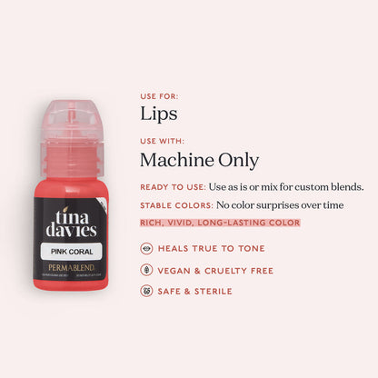 Pink Coral - Tina Davies Lust Lip
