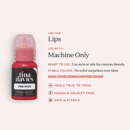 Pink Rose - Tina Davies Envy Lip