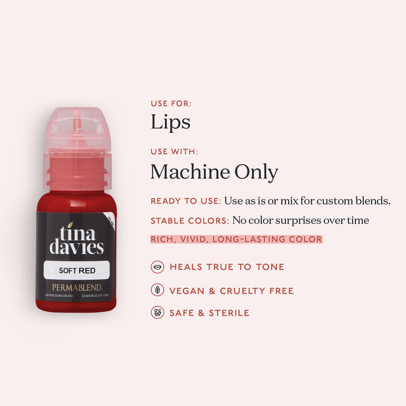 Soft Red - Tina Davies Lust Lip