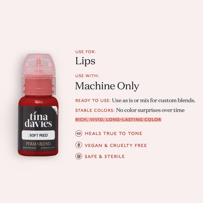 Soft Red - Tina Davies Lust Lip