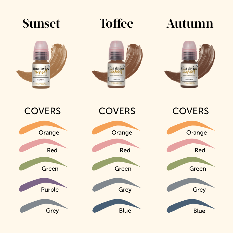 Tina Davies Sunset Brow Collection