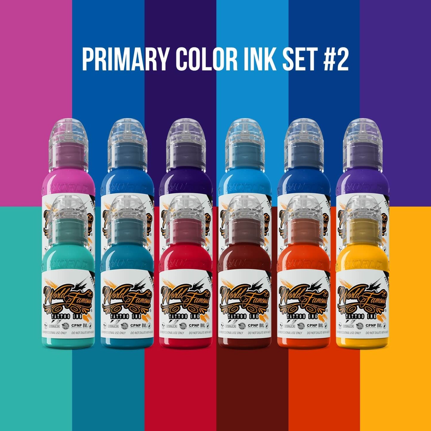 World Famous Primary Color Ink Set #2