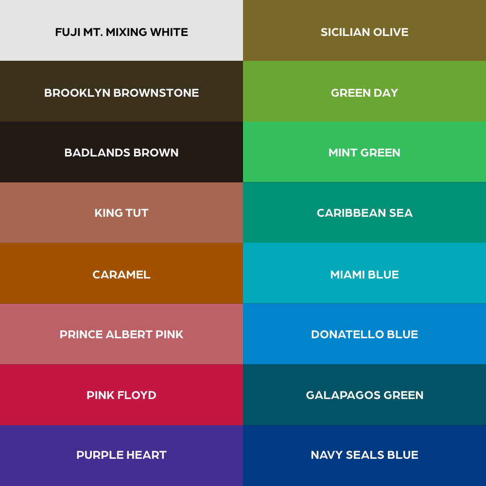 World Famous 16 Color Ink Set #1