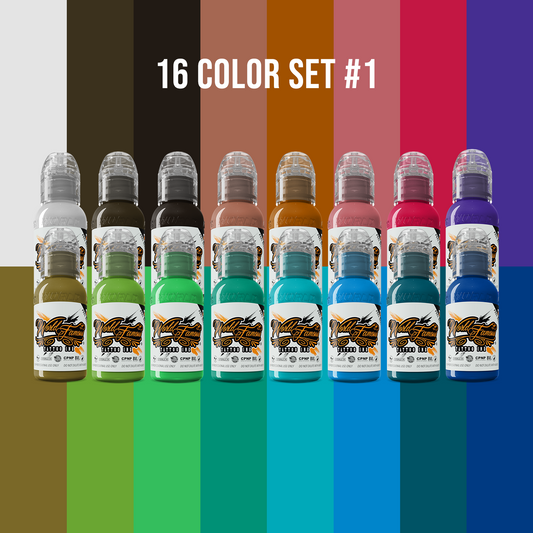World Famous 16 Color Ink Set #1