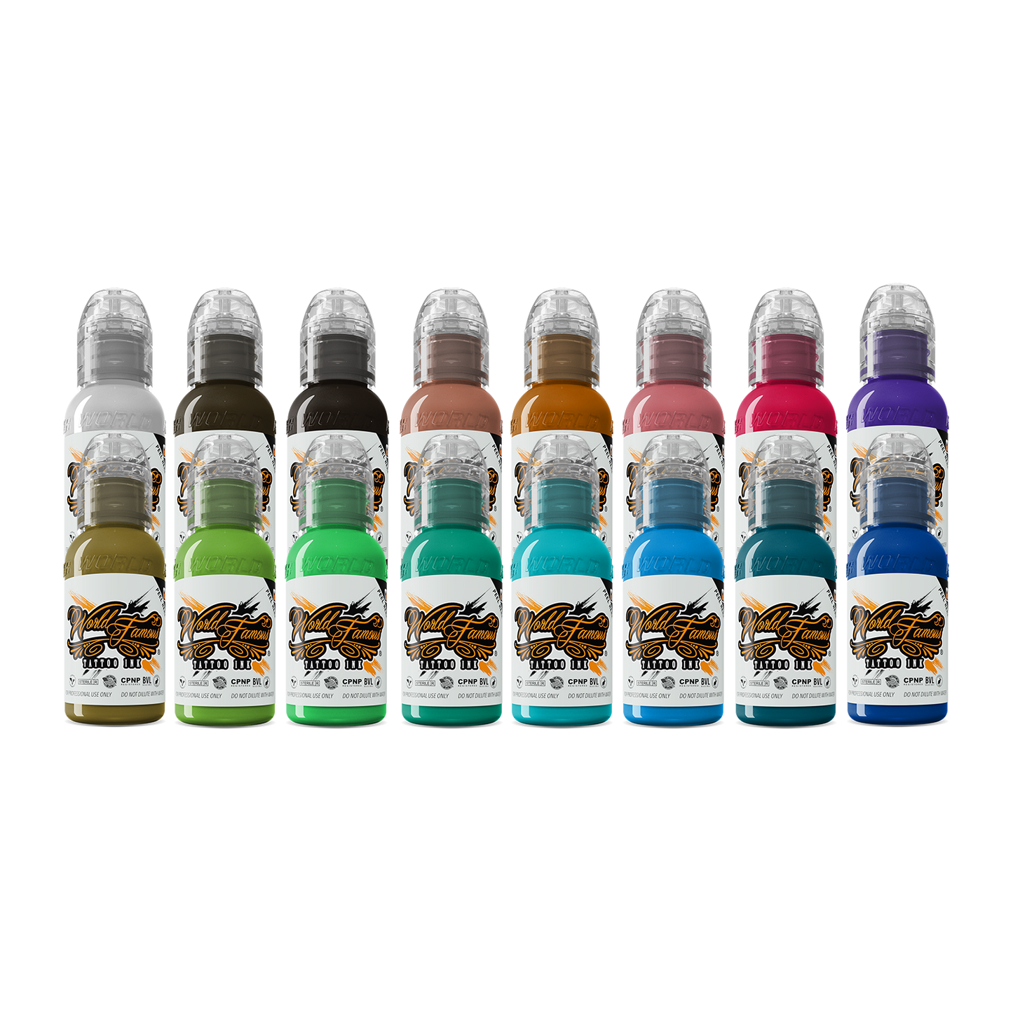 World Famous 16 Color Ink Set #1