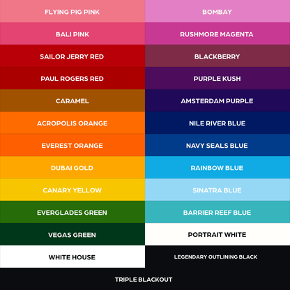 World Famous 25 Color 1oz Bottle Set