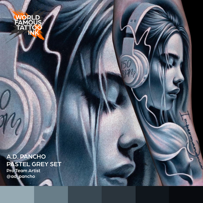 A.D. Pancho Pastel Grey Set