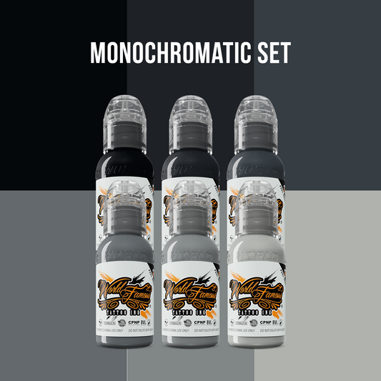 Monochromatic Tattoo Ink Set