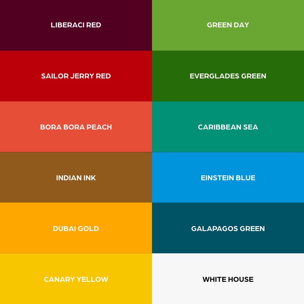 World Famous Primary Color Ink Set #3
