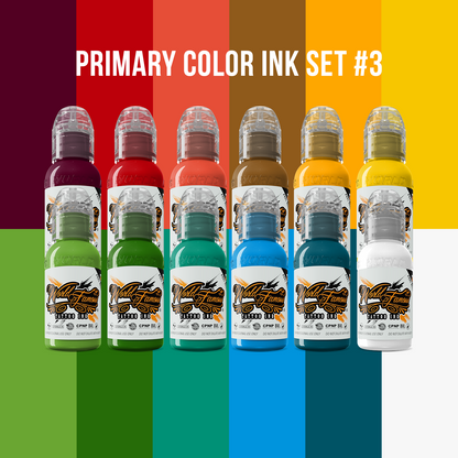 World Famous Primary Color Ink Set #3