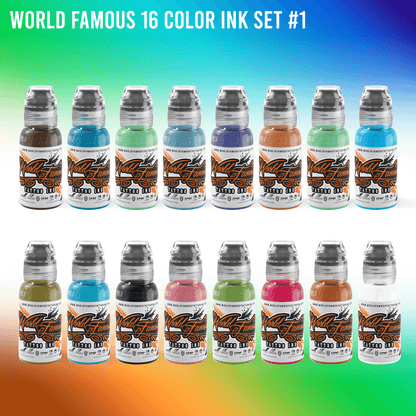 World Famous 32 bottle Color Set - 1oz