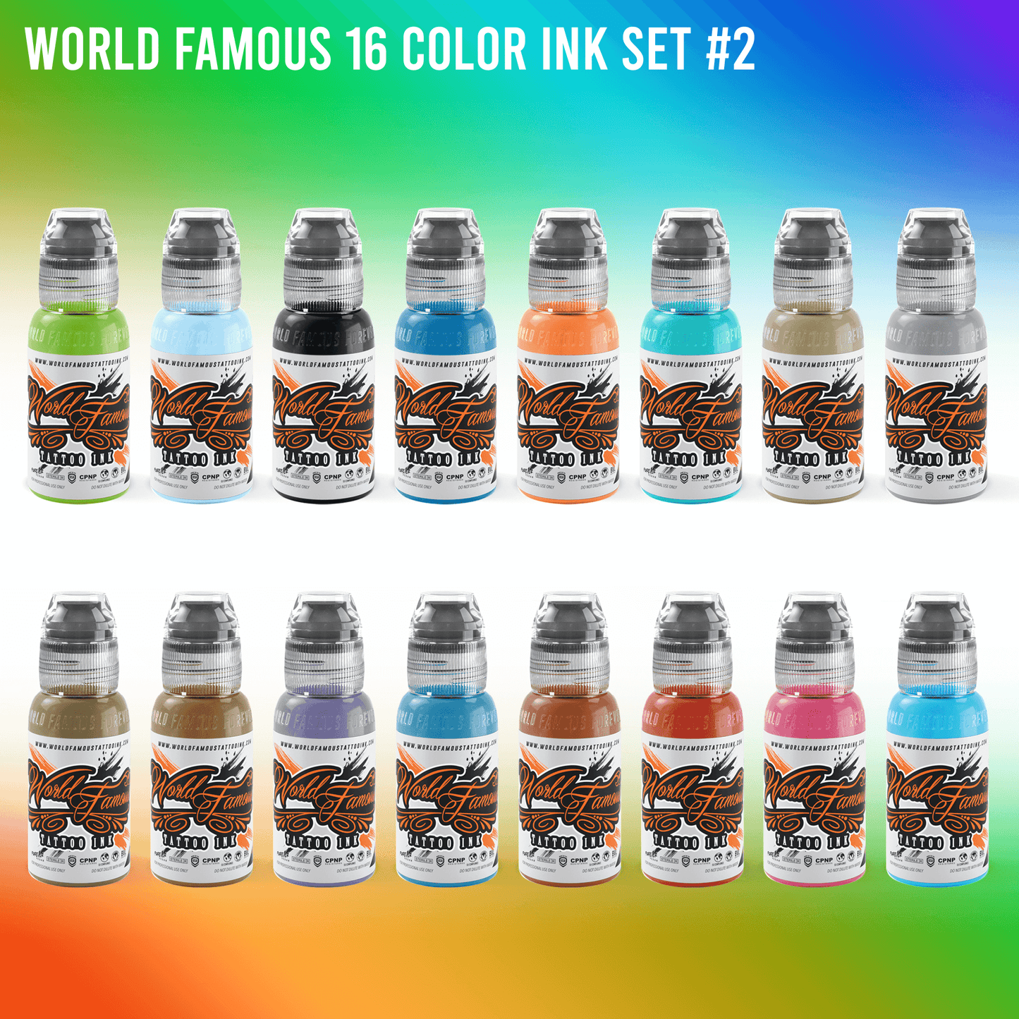 World Famous 104 bottle Color Set - 1oz