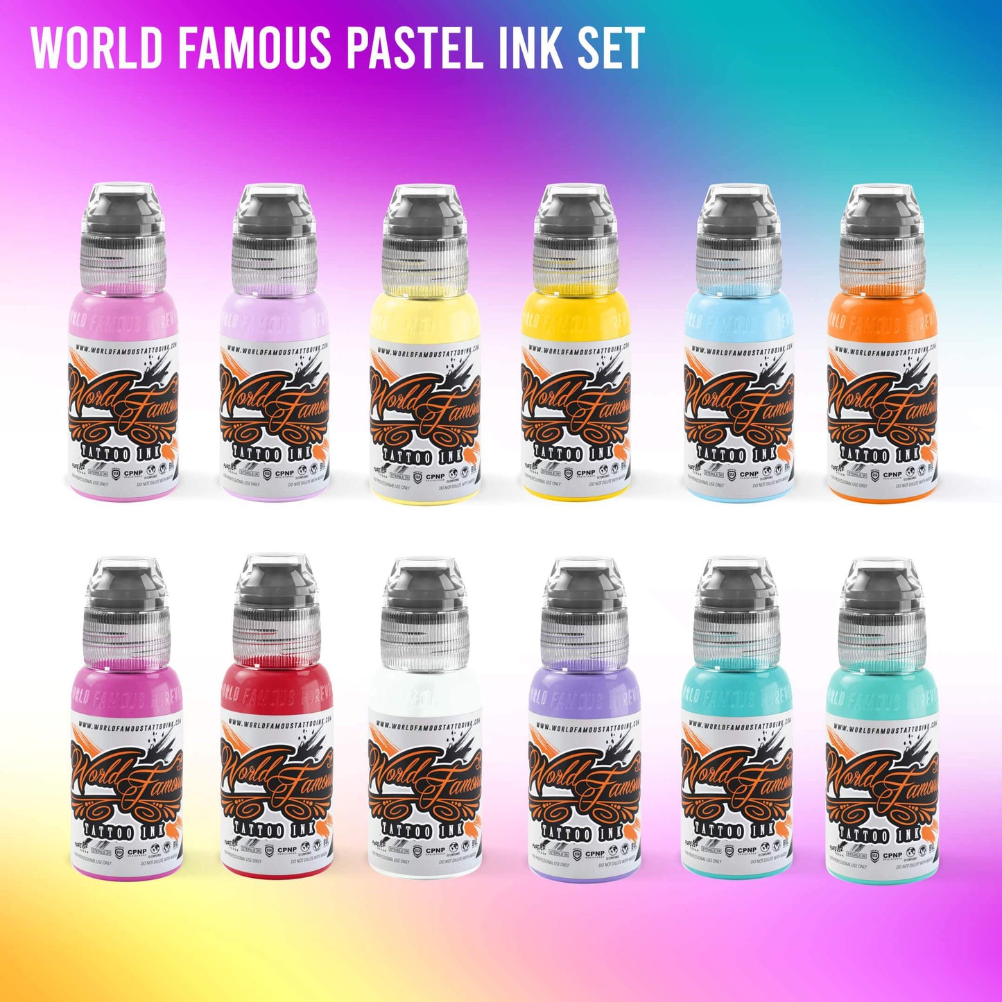 World Famous 104 bottle Color Set - 1oz