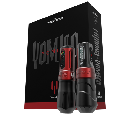 Yomico Special Edition Tattoo Machine Bundle - FK Irons - Precision Tattoo Machines