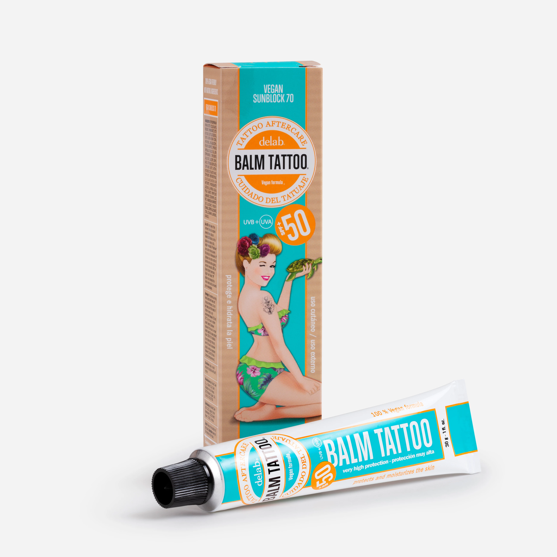 Packaging Balmtattoo Sunblock Vegan formula 30g copia (8).webp