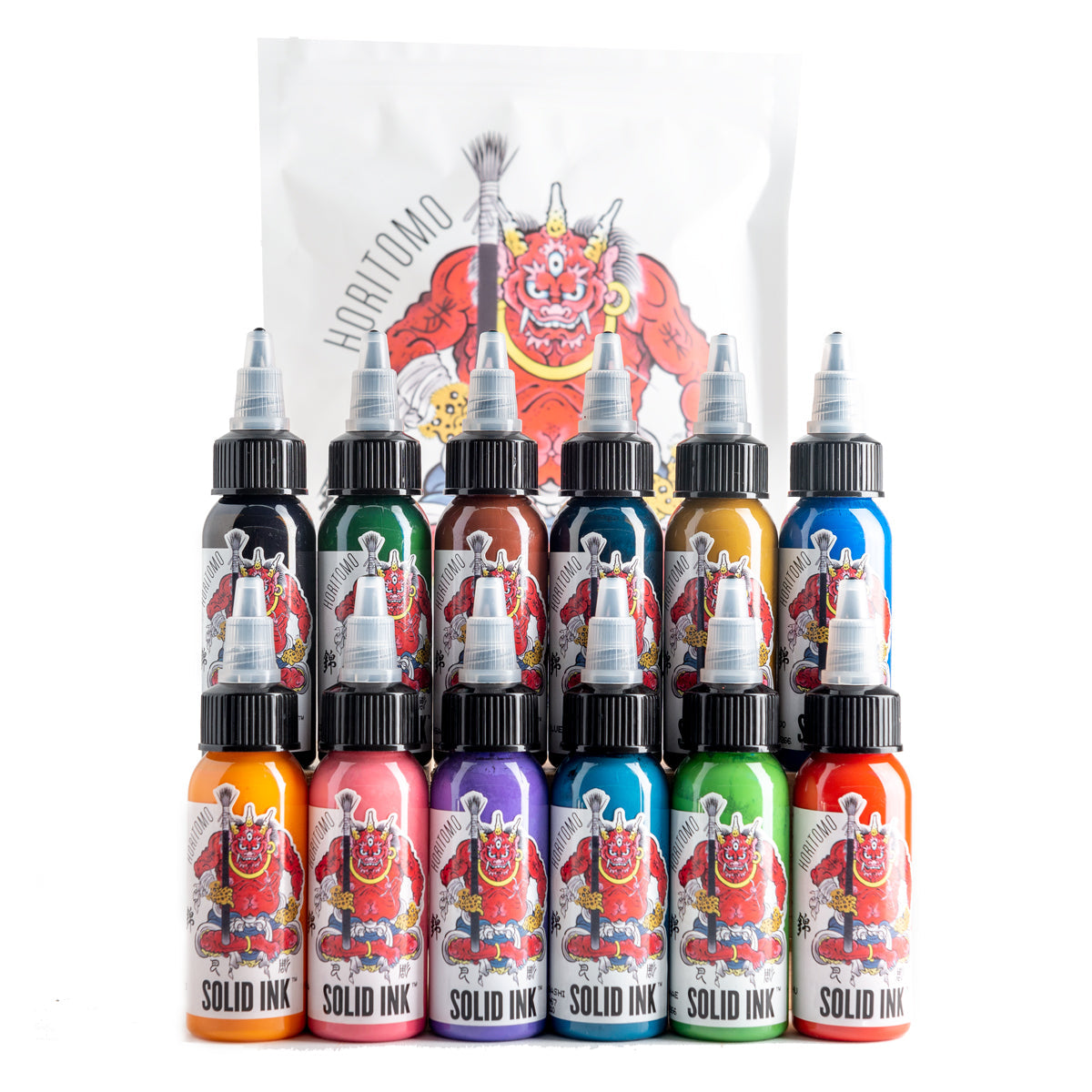 SOLID INK -- HORITOMO | 12 COLOR SET (12 FOR THE PRICE OF 10)