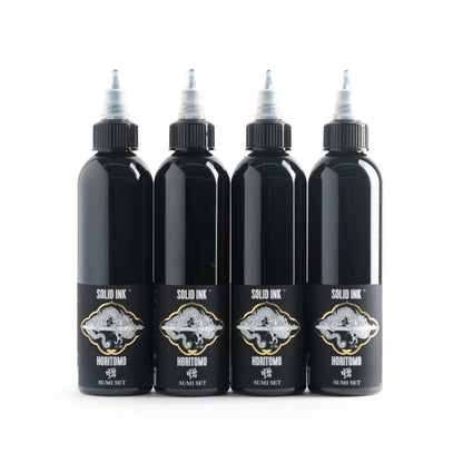 SOLID INK -- HORITOMO SUMI SET | BLACK, DARK, MEDIUM, LIGHT
