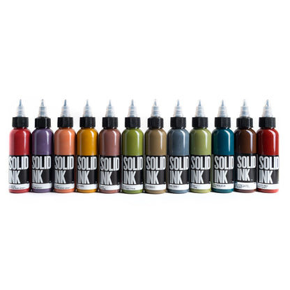 SOLID INK -- OPAQUE EARTH SET (12 FOR THE PRICE OF 10)