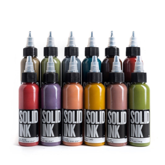 SOLID INK -- OPAQUE EARTH SET (12 FOR THE PRICE OF 10)
