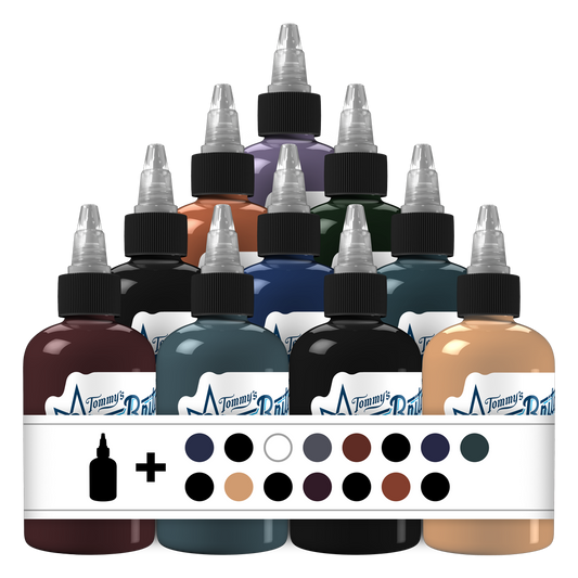 25 Essential Set 1 Tattoo Ink - StarBrite Colors