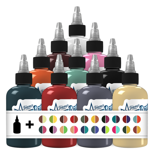 50 Fabulous Colors Set 1 Tattoo Ink - StarBrite Colors