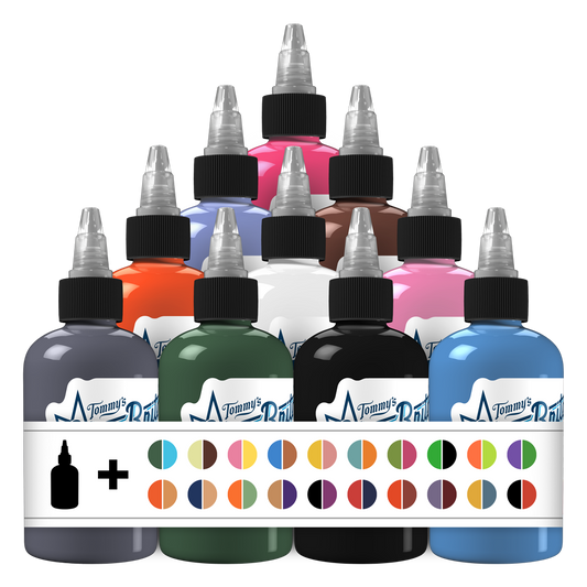 50 Fabulous Colors Set 2 Tattoo Ink - StarBrite Colors
